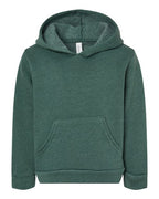 BELLA + CANVAS Toddler Sponge Fleece Pullover Hoodie Sweatshirt - Heather Forest