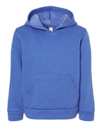 BELLA + CANVAS Toddler Sponge Fleece Pullover Hoodie Sweatshirt - Heather True Royal