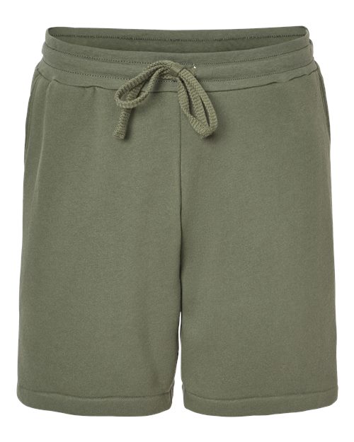 BELLA + CANVAS Unisex Sponge Fleece Shorts - Military Green