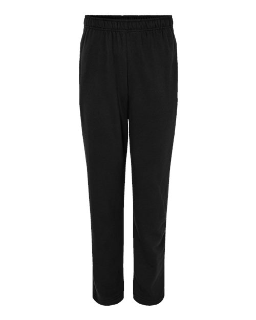BELLA + CANVAS Unisex Sponge Fleece Straight Leg Sweatpants - Black