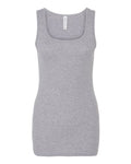 BELLA + CANVAS Women's Micro Rib Tank - Athletic Heather