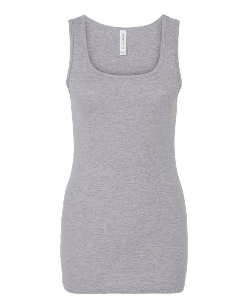 BELLA + CANVAS Women's Micro Rib Tank - Athletic Heather