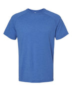 BELLA + CANVAS Men's Heather CVC Raglan Tee - Heather True Royal