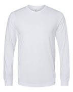BELLA + CANVAS Heather CVC Long Sleeve Tee (Part 3 of 3) - Solid White Blend