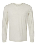 BELLA + CANVAS Unisex Triblend Long Sleeve Tee (Part 1 of 2) - Oatmeal Triblend