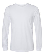 BELLA + CANVAS Unisex Triblend Long Sleeve Tee (Part 2 of 2) - Solid White Triblend
