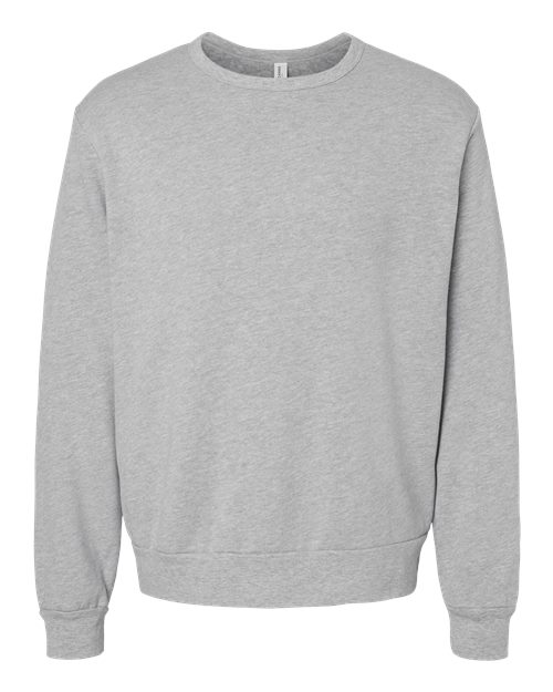 BELLA + CANVAS Unisex Sponge Fleece Classic Crewneck Sweatshirt - Athletic Heather