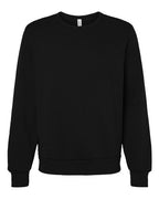 BELLA + CANVAS Unisex Sponge Fleece Classic Crewneck Sweatshirt - Black