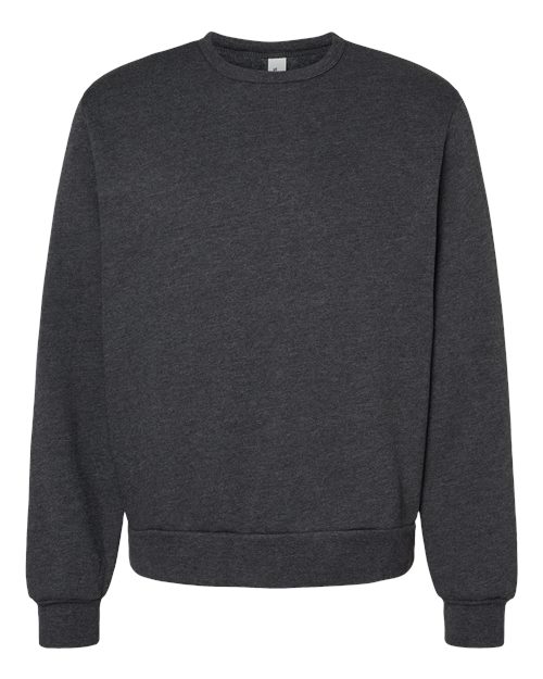 BELLA + CANVAS Unisex Sponge Fleece Classic Crewneck Sweatshirt - Dark Grey Heather
