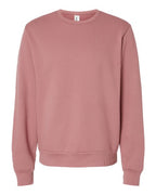 BELLA + CANVAS Unisex Sponge Fleece Classic Crewneck Sweatshirt - Mauve