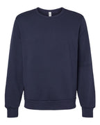 BELLA + CANVAS Unisex Sponge Fleece Classic Crewneck Sweatshirt - Navy