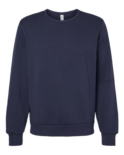 BELLA + CANVAS Unisex Sponge Fleece Classic Crewneck Sweatshirt - Navy