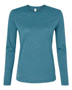 BELLA + CANVAS Women’s Jersey Long Sleeve Tee - Heather Slate