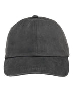 Adams Headwear Optimum Pigment-Dyed Dad Hat - Charcoal