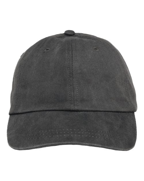 Adams Headwear Optimum Pigment-Dyed Dad Hat - Charcoal