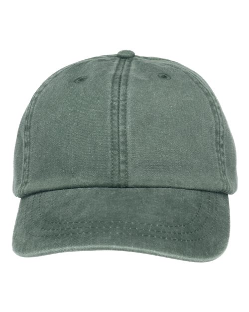 Adams Headwear Optimum Pigment-Dyed Dad Hat - Forest Green