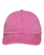 Adams Headwear Optimum Pigment-Dyed Dad Hat - Hot Pink