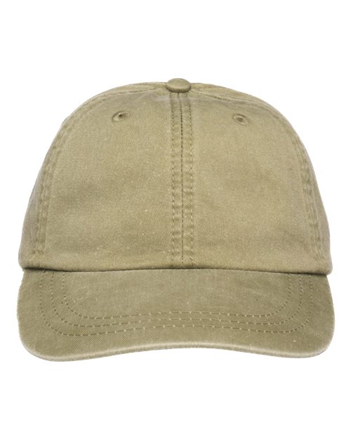 Adams Headwear Optimum Pigment-Dyed Dad Hat - Khaki