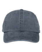Adams Headwear Optimum Pigment-Dyed Dad Hat - Midnight Blue