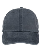Adams Headwear Optimum Pigment-Dyed Dad Hat - Navy