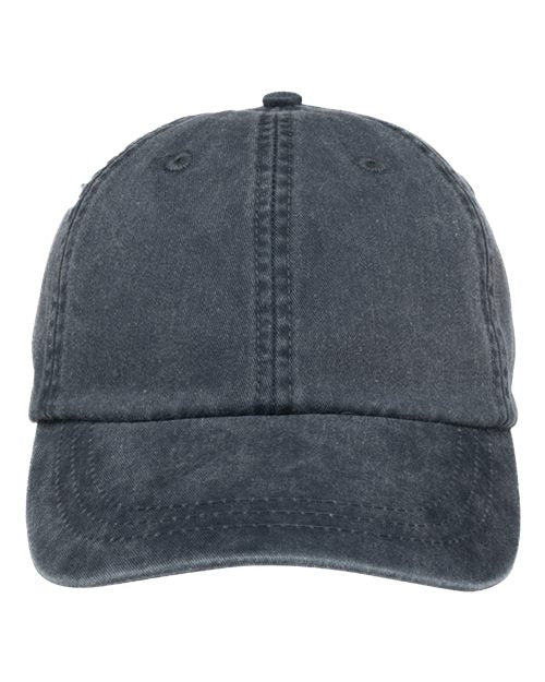 Adams Headwear Optimum Pigment-Dyed Dad Hat - Navy