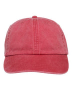 Adams Headwear Optimum Pigment-Dyed Dad Hat - Poppy