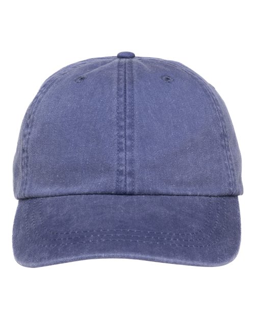 Adams Headwear Optimum Pigment-Dyed Dad Hat - Purple