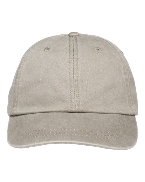 Adams Headwear Optimum Pigment-Dyed Dad Hat - Stone