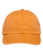 Adams Headwear Optimum Pigment-Dyed Dad Hat - Tangerine