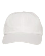 Adams Headwear Optimum Pigment-Dyed Dad Hat - White