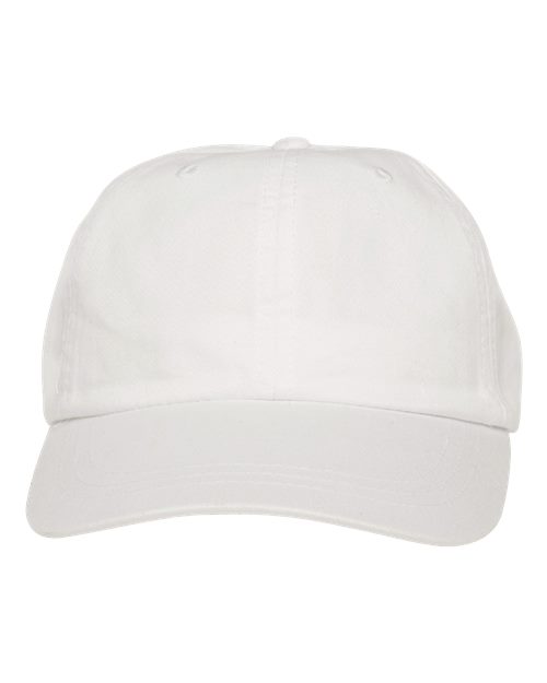 Adams Headwear Optimum Pigment-Dyed Dad Hat - White