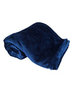 Alpine Fleece Oversized Mink Touch Luxury Blanket - Navy
