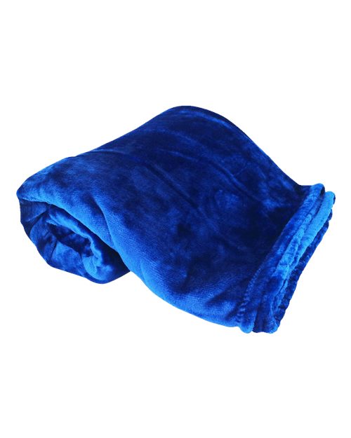 Alpine Fleece Oversized Mink Touch Luxury Blanket - Royal