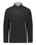 Augusta Sportswear Unisex Eco Revive™ Polar Fleece Quarter-Zip Pullover - Black