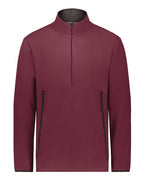 Augusta Sportswear Unisex Eco Revive™ Polar Fleece Quarter-Zip Pullover - Maroon