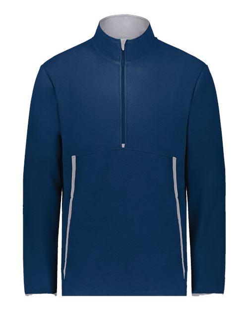Augusta Sportswear Unisex Eco Revive™ Polar Fleece Quarter-Zip Pullover - Navy