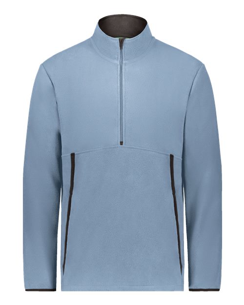 Augusta Sportswear Unisex Eco Revive™ Polar Fleece Quarter-Zip Pullover - Storm