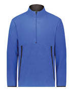Augusta Sportswear Youth Eco Revive™ Polar Fleece Quarter-Zip Pullover - Royal