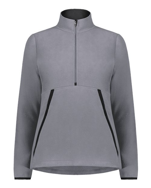 Augusta Sportswear Women's Eco Revive™ Polar Fleece Quarter-Zip Pullover - Graphite