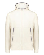 Augusta Sportswear Unisex Eco Revive™ Polar Fleece Hooded Full-Zip Jacket - Oyster
