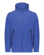 Augusta Sportswear Youth Eco Revive™ Polar Fleece Hooded Full-Zip Jacket - Royal