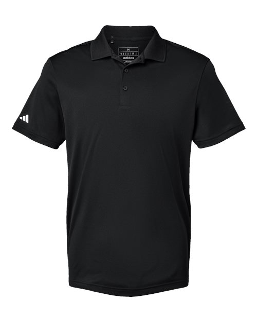 Adidas Men's Performance Piqué Polo (Part 1 of 2) - Black