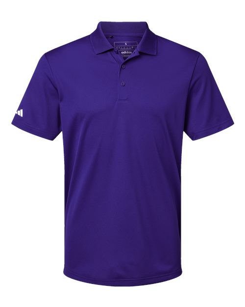 Adidas Men's Performance Piqué Polo (Part 1 of 2) - Collegiate Purple