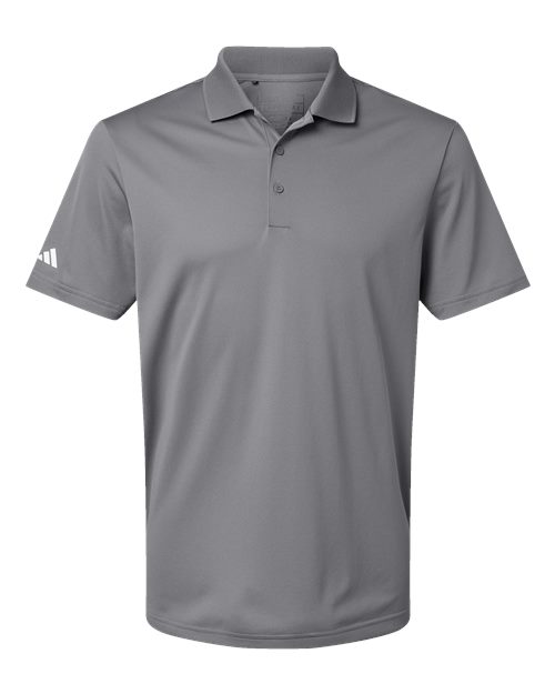 Adidas Men's Performance Piqué Polo (Part 1 of 2) - Grey Three