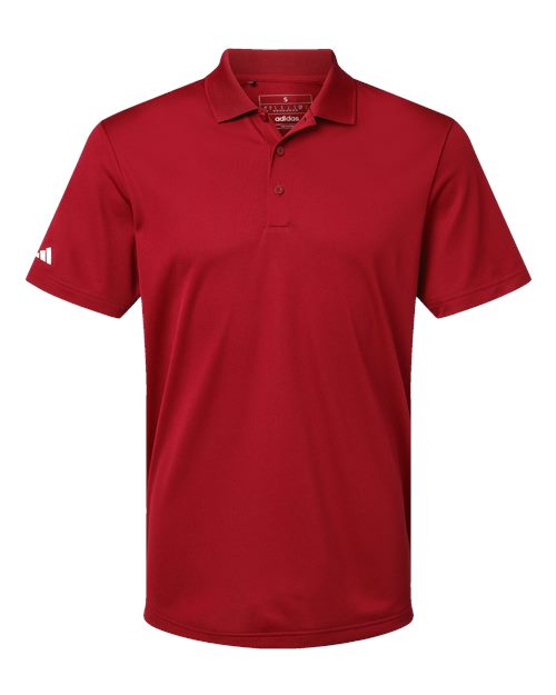Adidas Men's Performance Piqué Polo (Part 2 of 2) - Power Red