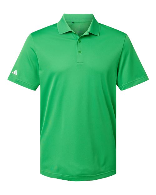 Adidas Men's Performance Piqué Polo (Part 2 of 2) - Vivid Green