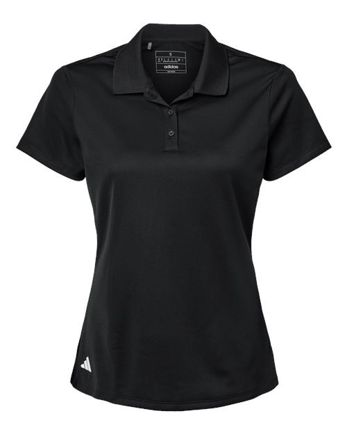 Adidas Women's Performance Piqué Polo - Black