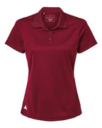 Adidas Women's Performance Piqué Polo - Collegiate Burgundy