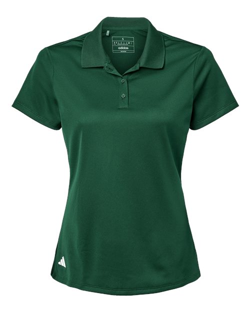Adidas Women's Performance Piqué Polo - Collegiate Green