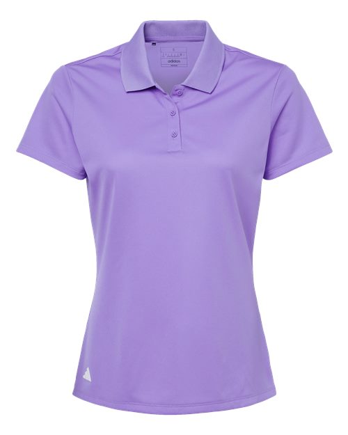 Adidas Women's Performance Piqué Polo - Light Flash Purple
